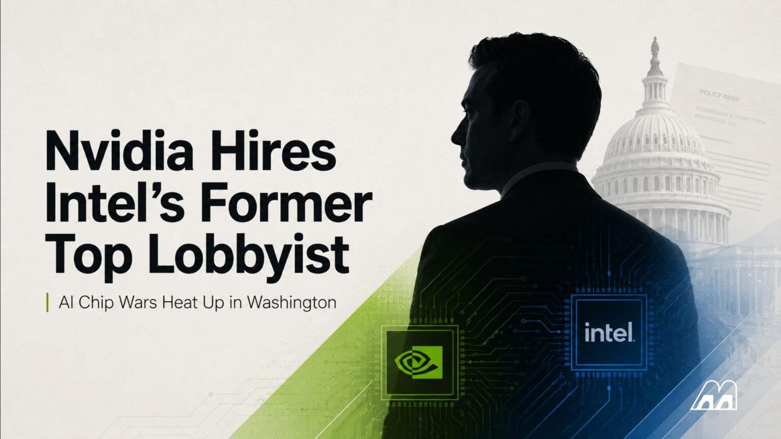 Nvidia Hires Intel's Former Top Lobbyist as AI Chip Wars Heat Up in Washington
