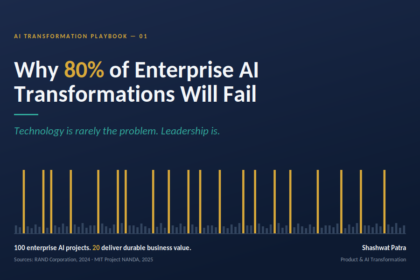 AI TRANSFORMATION PLAYBOOK | Chapter 1 - Why 80% of Enterprise AI Transformations Will Fail | nasscom