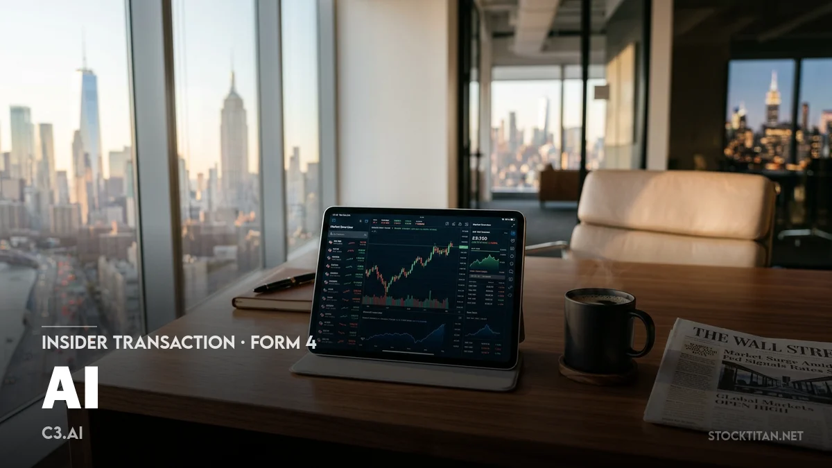 C3.ai CFO reports RSU grants and share sales