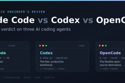 Claude Code vs Codex vs OpenCode: The Honest Verdict for Full-Stack Engineers