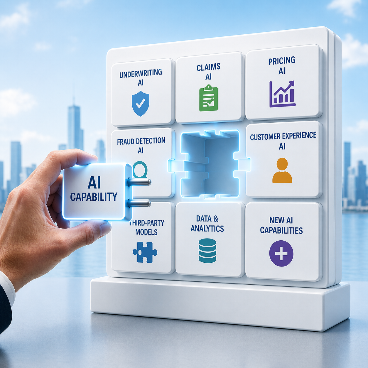 Executive View: AI Strategy in Insurance Requires Plug-and-Play Operating Model