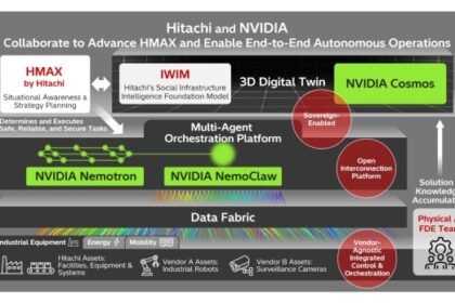 Hitachi and NVIDIA collaborate to advance HMAX and enable end-to-end autonomous operations through the integrated control of physical AI