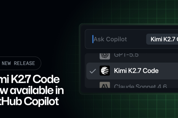 Kimi K2.7 Code is generally available in GitHub Copilot