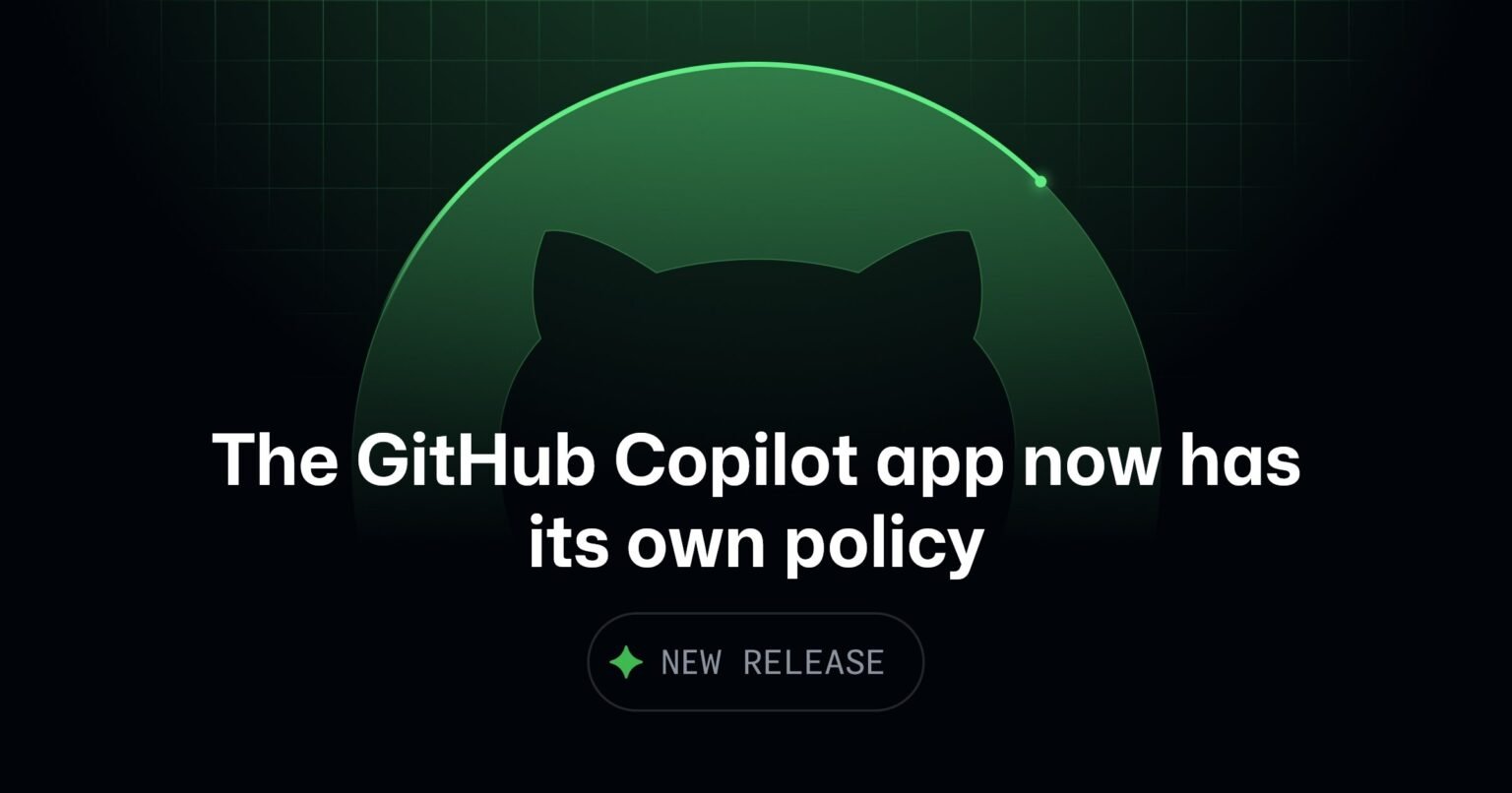 Manage GitHub Copilot app access with a dedicated policy