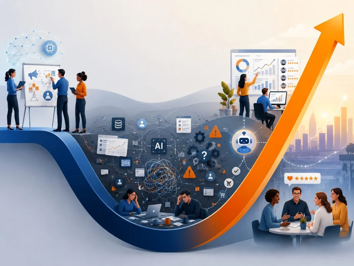 Planning for the J-Curve Dip in Marketing Transformation