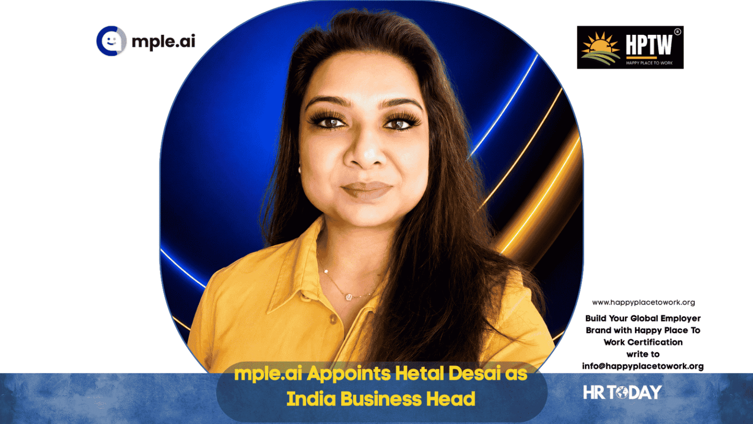 mple.ai Appoints Hetal Desai as India Business Head