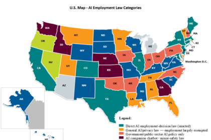 AI law: Map outlines state, federal statutes on the books