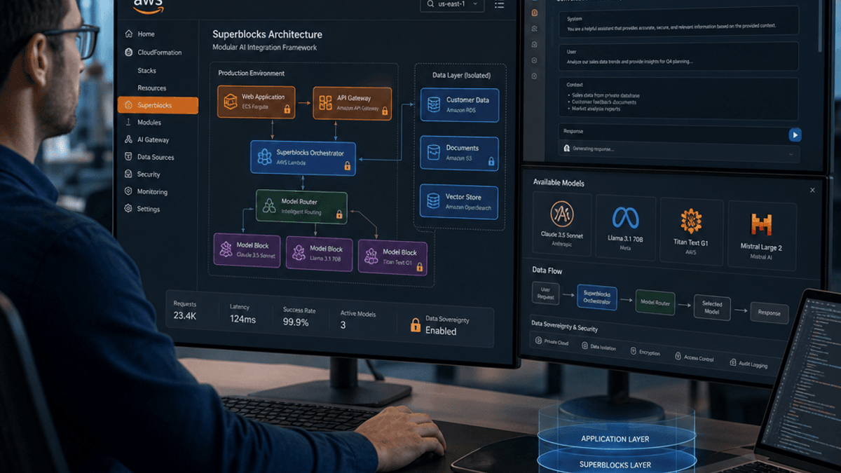 AWS Embeds Superblocks in Private Clouds, Reshaping AI Dev