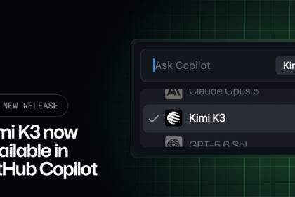 Kimi K3 is now available in GitHub Copilot