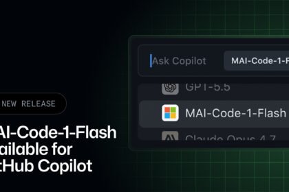 MAI-Code-1-Flash is now available for GitHub Copilot