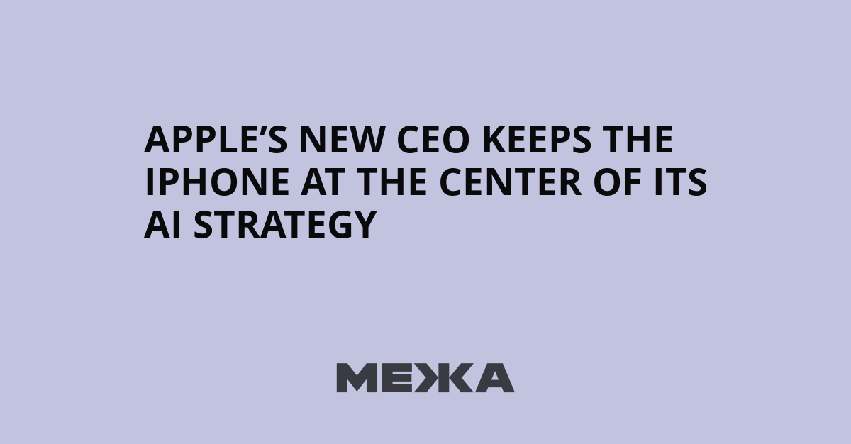 Apple’s New CEO Keeps the iPhone at the Center of Its AI Strategy | Ukraine news