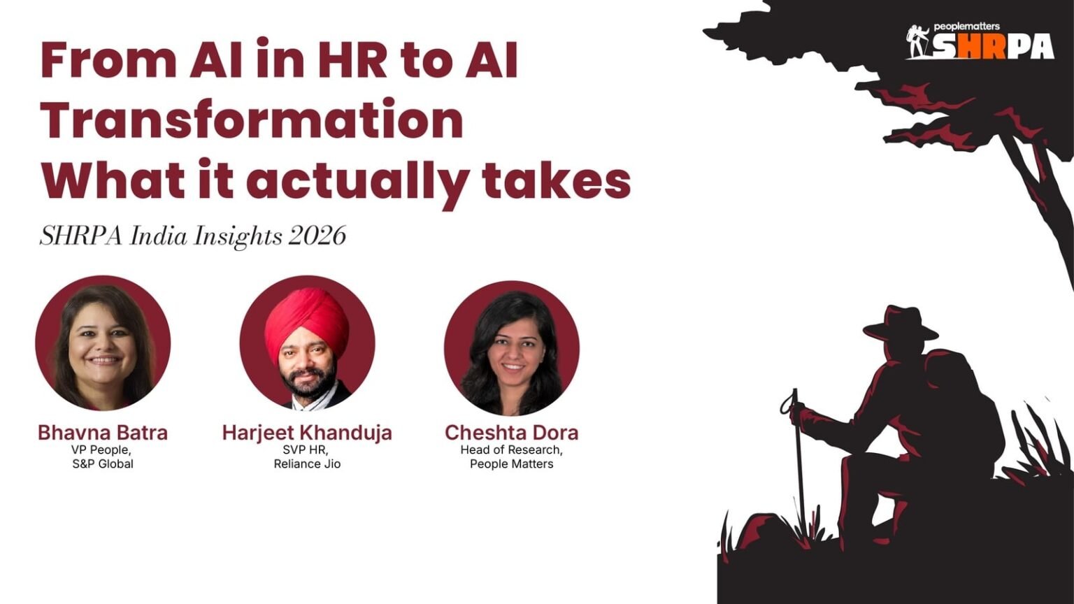 From AI in HR to Enterprise AI maturity : SHRPA 2026 India Insights Webinar