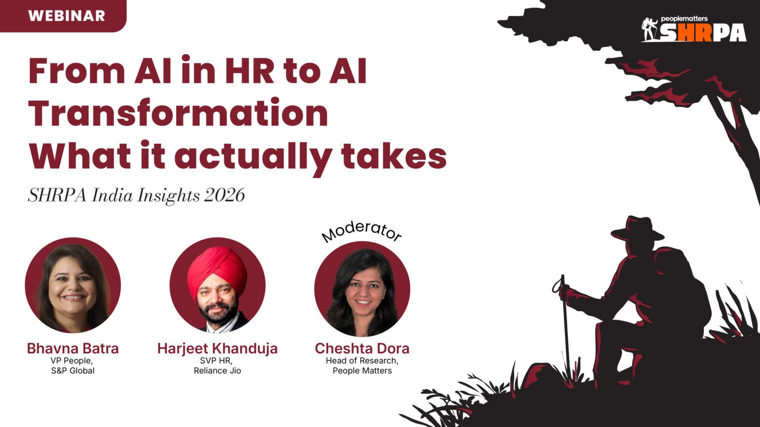 From AI in HR to Enterprise AI maturity: SHRPA 2026 India Insights Webinar