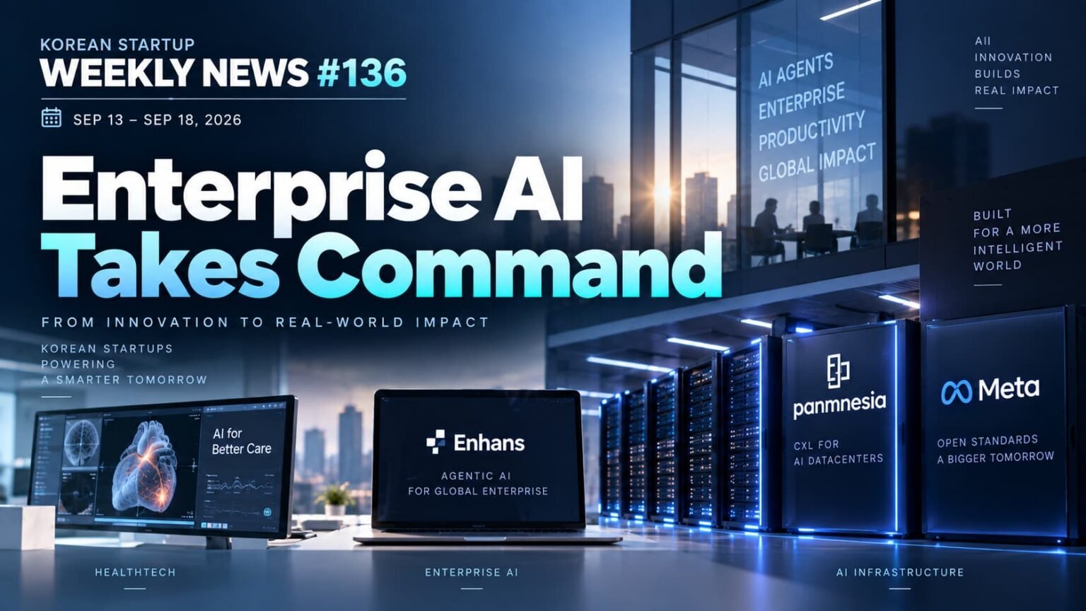 [Korean Startup Weekly News #136] Enterprise AI Takes Command