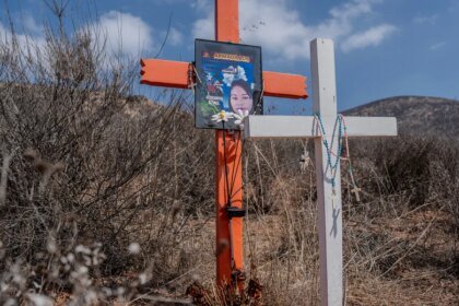 She died at the San Diego border. A surveillance camera was in plain sight