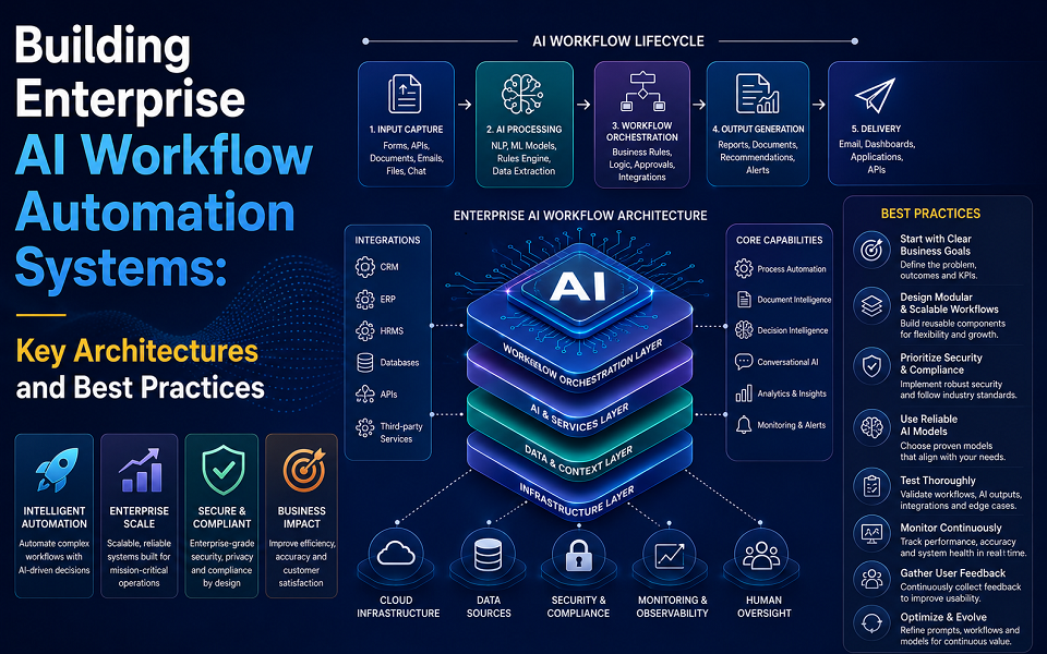 Building Enterprise AI Workflow Automation Systems: Key Architectures and Best Practices | nasscom