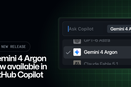 Gemini 4 Argon in GitHub Copilot
